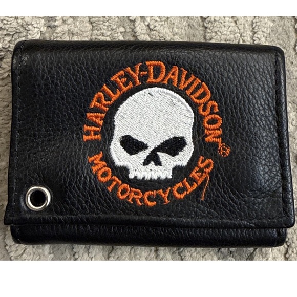Vintage Embroidered Harley Davidson Wallet - Picture 1 of 5
